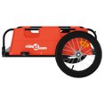 thumbnail image 6 of Bike Trailer Orange Oxford Fabric and Iron, 6 of 11