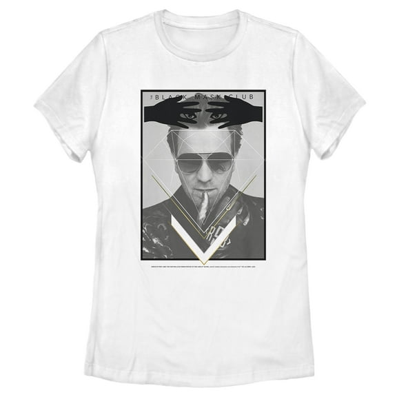 Women's Birds of Prey Mask Villain Graphic Tee White Small