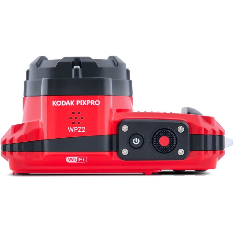 Kodak PIXPRO WPZ2 Digital Camera (Red) + Case +  Foam Floating Strap - 32GB Basic Kit