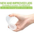 thumbnail image 7 of Extra Thick Food Storage Containers with Lids (16oz ) - Great for Slime - Deli Pint Cups - Soup Containers | Microwave, Dishwasher and Freezer Safe, 7 of 7