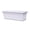 A006- White, variant on Herb Garden Planter Outdoor, Plastic Planter Box, Vegetable Planter, Rectangle Planter, 24X8 In, Light Green, Container Gardening, 1 Pc