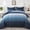 Blue-Full, variant on Full Blue Ombre Bed-in-a-Bag 6 Piece Bedding Set