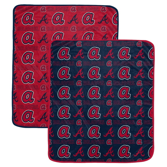 Pegasus Atlanta Braves 60- x 70- Home & Away Two-Piece Blanket Set