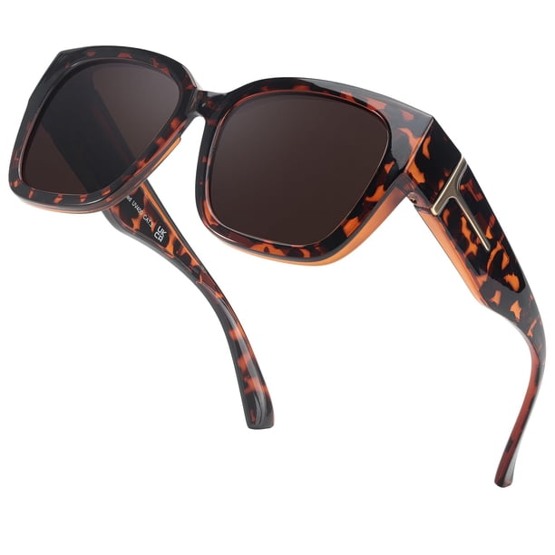 Gafas de sol Myiaur para usar sobre lentes graduadas para mujer, polarizadas UV400