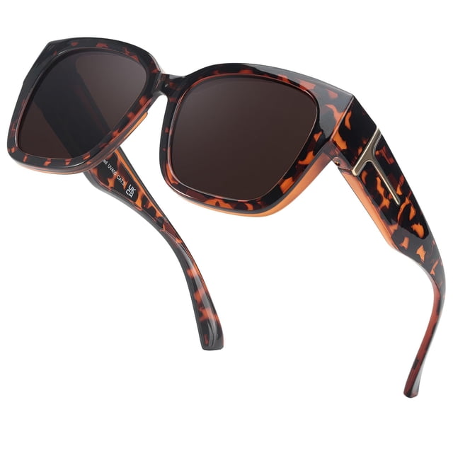 Gafas de sol Myiaur para usar sobre lentes graduadas para mujer, polarizadas UV400