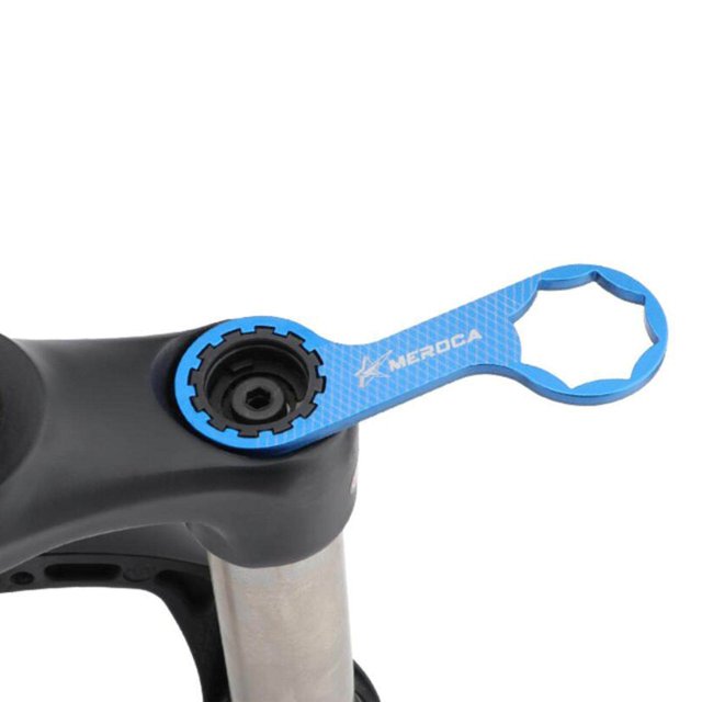 Langgg Bike Fork Spanner Bicycle Front Fork Wrench for XCR/XCT/XCM/RST Blue