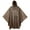 Coyote, variant on USGI Industries Military Style Poncho - Emergency Tent, Shelter, Survival - Multi Use Rip Stop Camouflage Rain Poncho