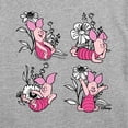 thumbnail image 3 of Winnie the Pooh - Piglet Flowers Cropped Graphic T-Shirt, 3 of 5