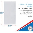 thumbnail image 5 of Henry Schein Medium 2-Ply Alcohol Prep Pads, Sterile 70% Isopropyl Alcohol Wipes, 2000-Count, 5 of 8