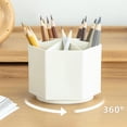 thumbnail image 2 of Caja de Almacenamiento Giratoria de 360  degree - Organizador de Papelería Portalápices Cosmético para Dormitorio Dormitorio Cocina Oficina, 2 of 7