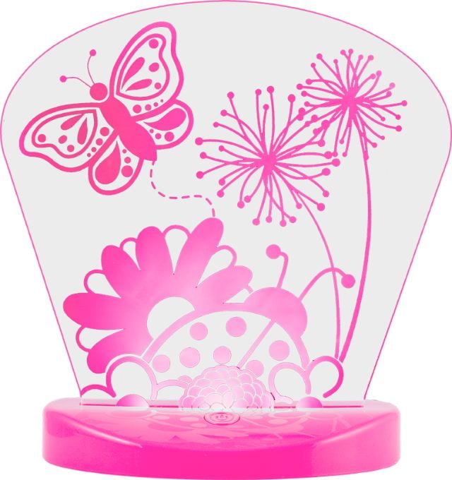 Lights By Night ColorChanging Table Top Night Light, Butterfly, 32917