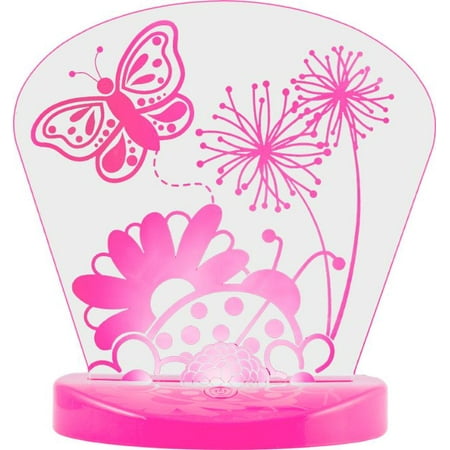

Lights By Night Color-Changing Table Top Night Light Butterfly 32917