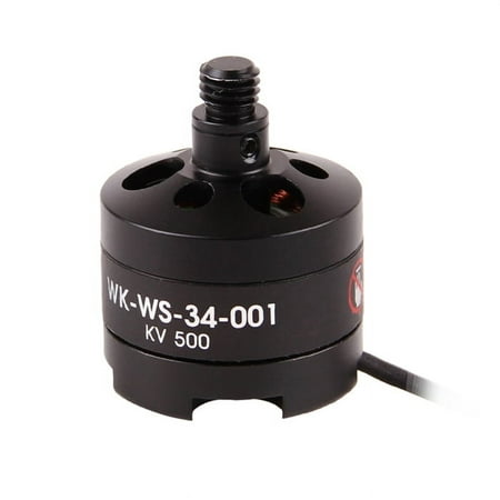 HobbyFlip Black Brushless Motor Levogyrate Thread WK-WS-34-001 TALI H500-Z-11 Compatible with Walkera Tali H500