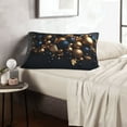 thumbnail image 6 of Balery Elegant Golden Blue Ornaments Bedding Queen Pillow Cases - Envelope Closure - Soft Brushed Microfiber Fabric - Shrinkage and Fade Resistant Pillow Cases-20"x30", 6 of 6