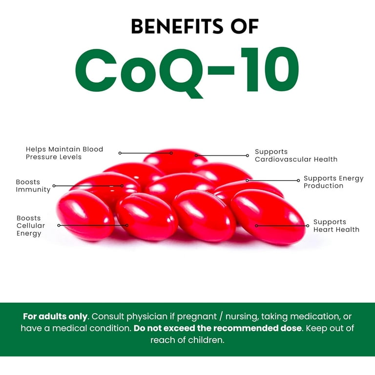 Zaytun Vitamins Halal CoQ10 100mg, Supports Healthy Blood Pressure