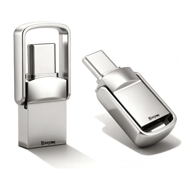 Memoria Bloosom Usb De 2 Tb Color Plata