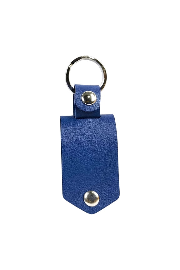 Customizable Double Sided Heat Transfer Sturdy PU Keychain Charm Portable and Waterproof Scratch Resistant