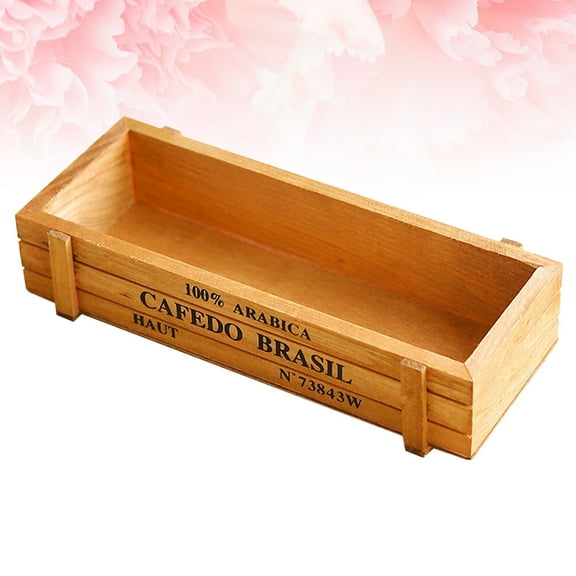 VERDANVERSE Wood Multi Functional Storage Box Rectangular 1Pcs