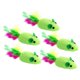 thumbnail image 1 of 5 Pcs Green Toy Cat Rattle Mice Cat Mice Animals Toys Funny Toy Cat Catnip Toys Cats Cat Chew Toys, 1 of 3