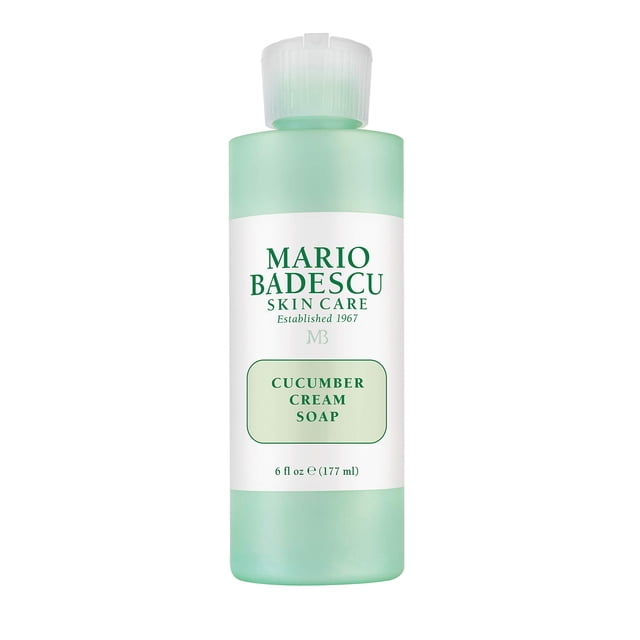 Jabón limpiador facial Mario Badescu en crema de pepino 180 ml