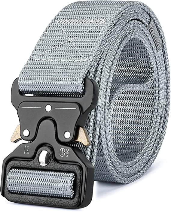 Tactical Belts for Men Military Style Work Hiking Riggers  Gun Belt