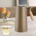 thumbnail image 3 of DOLITY Delicacy Kitchen 1000ML Wood Handle Thermal Insulation Kettle Household Thermal Brown, 3 of 9
