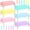 Pastel Rectangle, variant on 4 Pcs Pastel Table Cloths for Parties Plastic 54x72 Inch Rainbow Pastel Tablecloth Disposable Colorful Rectangle Table Cover Decoration for Birthday Baby Shower Wedding Princess Ice Cream