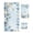 blue, variant on Christmas Blue Bath Towels for Bathroom Set,Luxury Microfiber Towels Gifts for Women,Quick Dry Beach Hand Hair Face Towel and Dish Washcloth,Winter Owl Snowy Eucalyptus Leaves Poinsettia Towels+Set