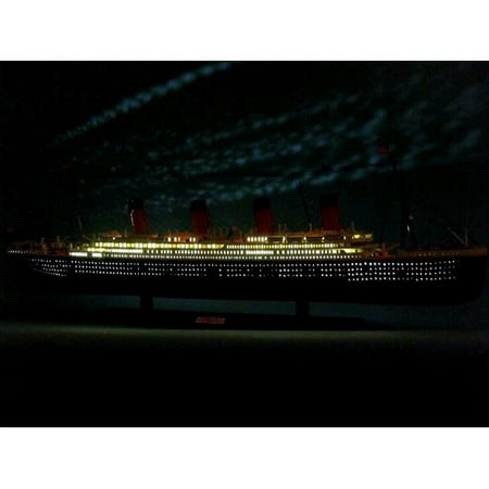 Handcrafted Nautical Decor RMS Titanic 40'' Limited Model Cruise Ship with LED Lights