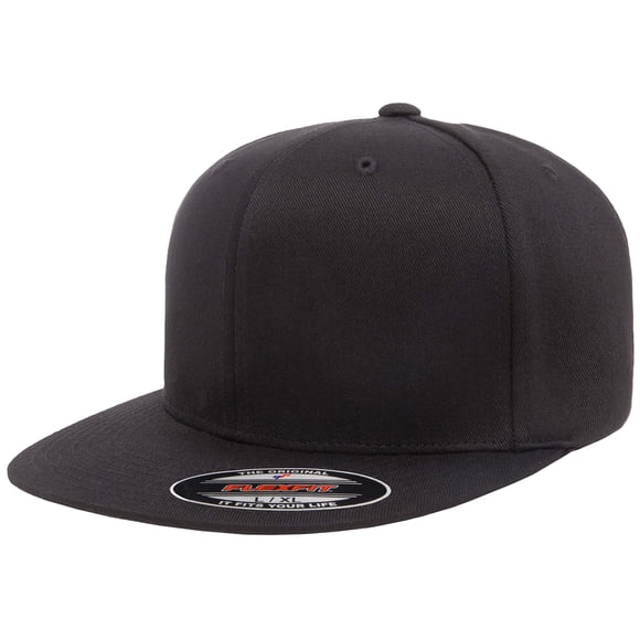 Gorra de béisbol Flexfit On Field Pro de poliéster negra, talla grande