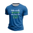 thumbnail image 2 of Men's St. Patrick's Day Funny Graphic T-Shirt Short Sleeve Crew Neck Casual Top, 2 of 4