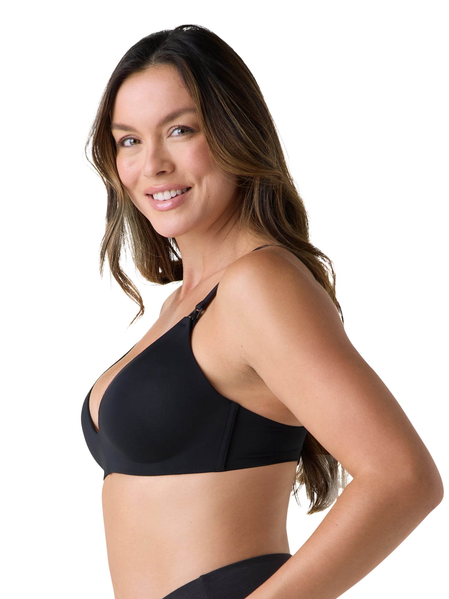 Ingrid & Isabel For Every Belly Women's Maternity & Nursing Breastfeeding Absorbent Wire free Bra, SizesS-XXXL