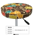 thumbnail image 4 of Fotbe Robot and Monsters Stool Covers Round,Waterproof Round Bar Stool Covers Bar Chair Covers Washable Stool Cushion Slipcover for 12-14 Inch Chair-, 4 of 7