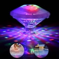 thumbnail image 1 of LED Pool Light Bulb,Color Changing LED Swimming Pool Light Bulb, Replacement for Pentair Hayward Light Fixture, Color Memory, Remote Control and Switch Control, 1 of 6