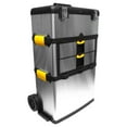 thumbnail image 2 of Mobile 3-part Tool Box Stainless Steel by Stalwart, 2 of 3