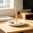 thumbnail image 6 of Round Branch Tray Key Holder Organizer for Entryway Desktop, Plastic Catchall Dish for Keys Cosmetics Snacks Small Sundries, Home Storage Decor for, 6 of 6