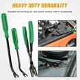 thumbnail image 4 of GOOACC 330Pcs Trim Removal Tool, Auto Push Pin Bumper Retainer Clip Set Fastener Terminal Remover Tool Adhesive Cable Clips Kit Car Panel Radio Removal Auto Clip Pliers, Green, 4 of 7