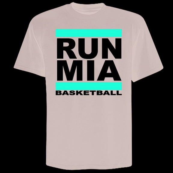 Miami Basketball 'RUN MIA' T-Shirt XL