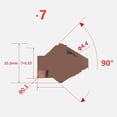 thumbnail image 2 of Keyway Broaching Cutter Carbide Insert Blade For CNC Machine To Cut Blind Internal Keyway Slot Groove Spline Shaft , High Precision, 2 of 2