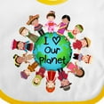 thumbnail image 4 of Inktastic Earth Day International Boys or Girls Baby Bib, 4 of 4