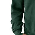 thumbnail image 5 of LEKWK Button Neck Sweatshirt for Men Stand Collar Long Sleeve Pullover with Ribbed Cuffs and Hem Soft Relaxed Fit Casual Top for Travel Lounge Outdoor Work and Everyday Layering, 5 of 5