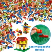 Faburo 1600 PCS Building Bricks Set, Classic Bulk Building Blocks Compatible with All Major Brands, Creative STEM Construction Toy Gift for Kids