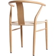 thumbnail image 6 of Meridian Furniture Beck Beige Hand Woven Rope Dining Chair, 6 of 7