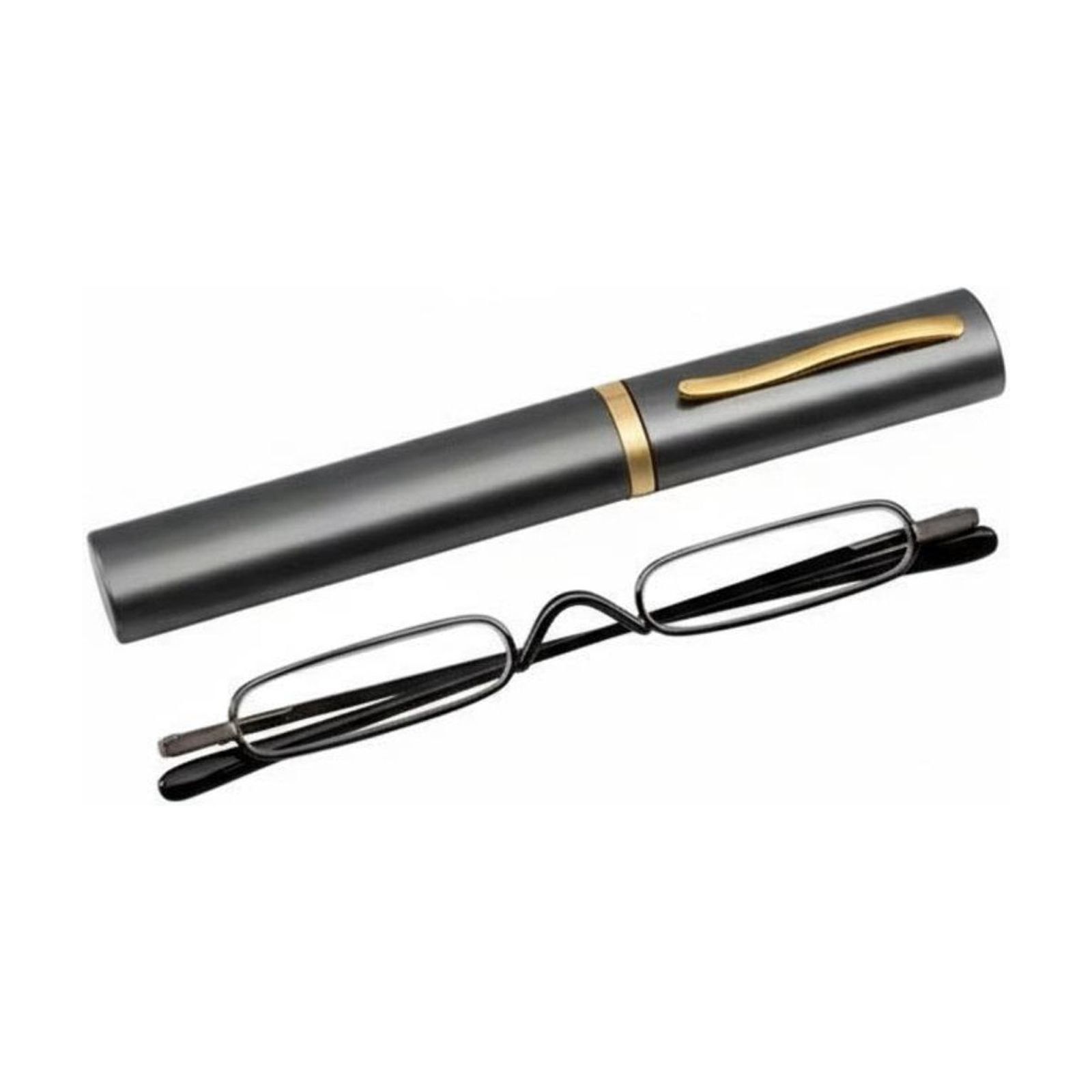 predolo Pen Reading Glasses Lightweight Pen Case Reading Glasses Crystal-Clear Lenses Compact Pocket Readers for On the Go