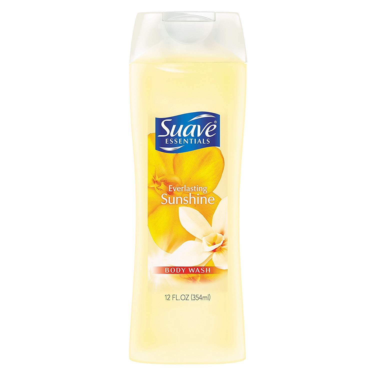 6 PACKS Suave Essentials Body Wash, Everlasting Sunshine 12 oz