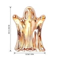 thumbnail image 7 of Crystal Ghost Figurine, Halloween Decor, Crystal Paperweight, Glossy Multicolor Ghost Ornament, Desktop Statue, Shimmering Light Reflective Effect, for Office Desk Living Room Shelf Home Decor, 7 of 7