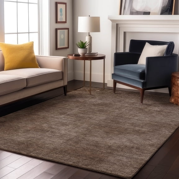 Addison Rugs Mayfield Premium Machine Washable Transitional Abstract Brown Rectangle Rug, 8' x 10'