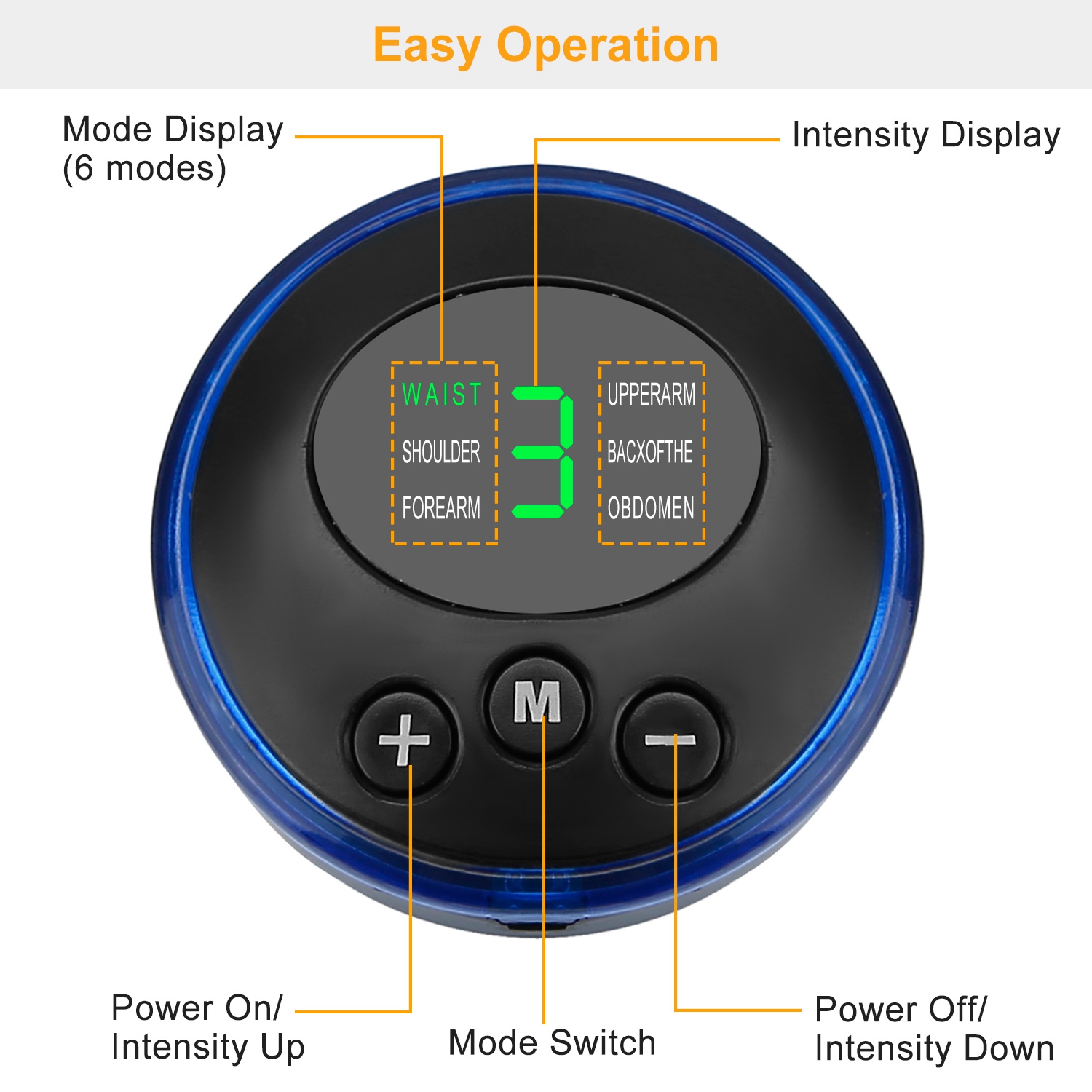 iMounTEK EMS Foot Massage Pad Electric Stimulator Massager Unit Leg  Reshaping Muscle Massage Relax Foldable Massage Mat with 6 Modes 10  Intensity