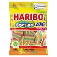 thumbnail image 1 of Haribo Z!NG Rainbow Strips Sour Gummy Candy 170g, No Artificial Colours, 1 of 7