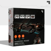 Sharper Image® Aero Drone, Rechargeable LED Stunt Drone, Built-in Led Lights, Age 14+, Orange